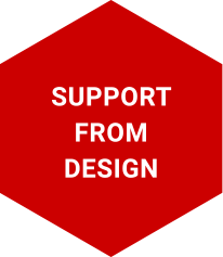 Support from design
