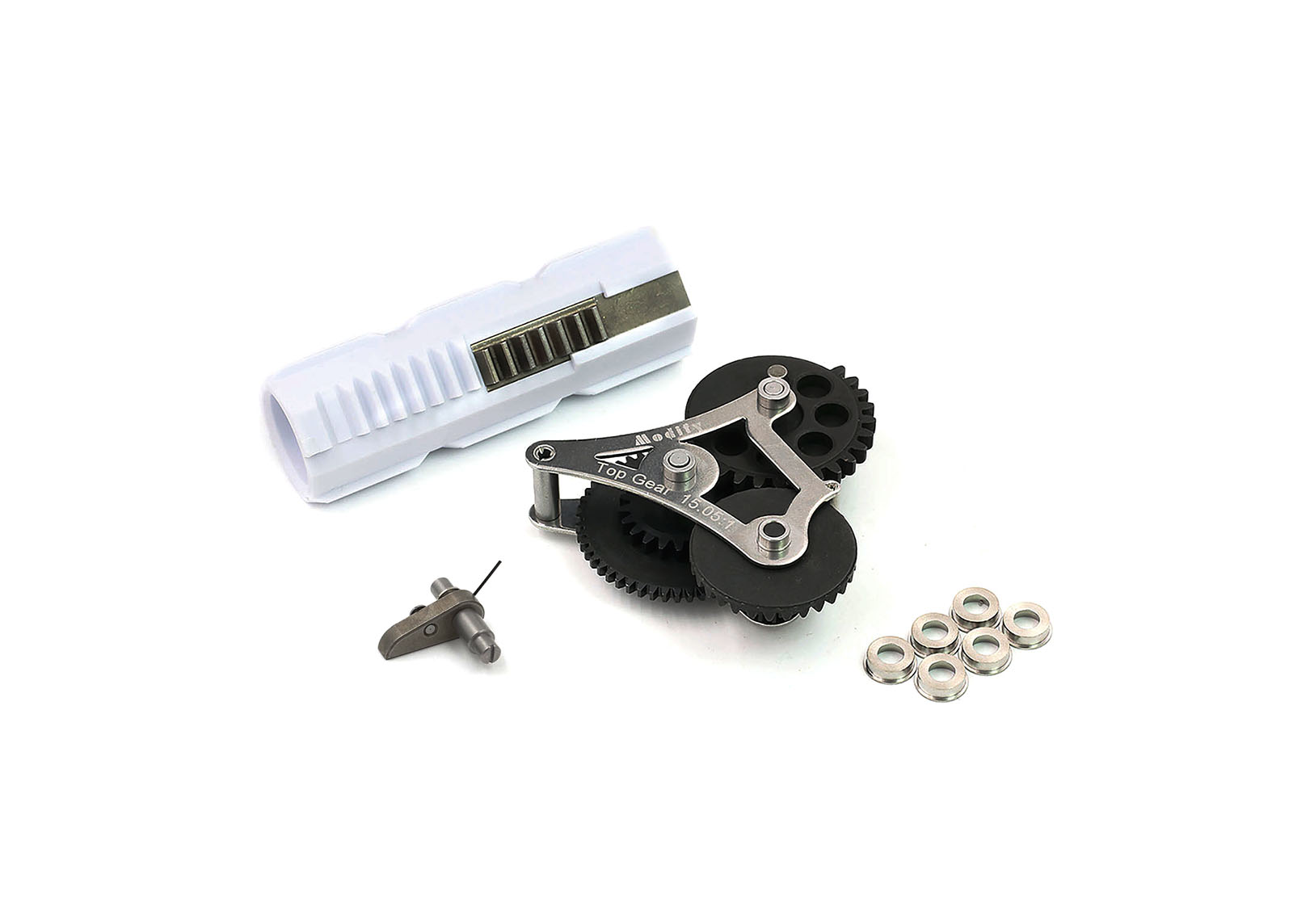 Modular Gear Set 8mm Ver.2/Ver.3, Top Gear 15.05:1 - Modify Airsoft parts