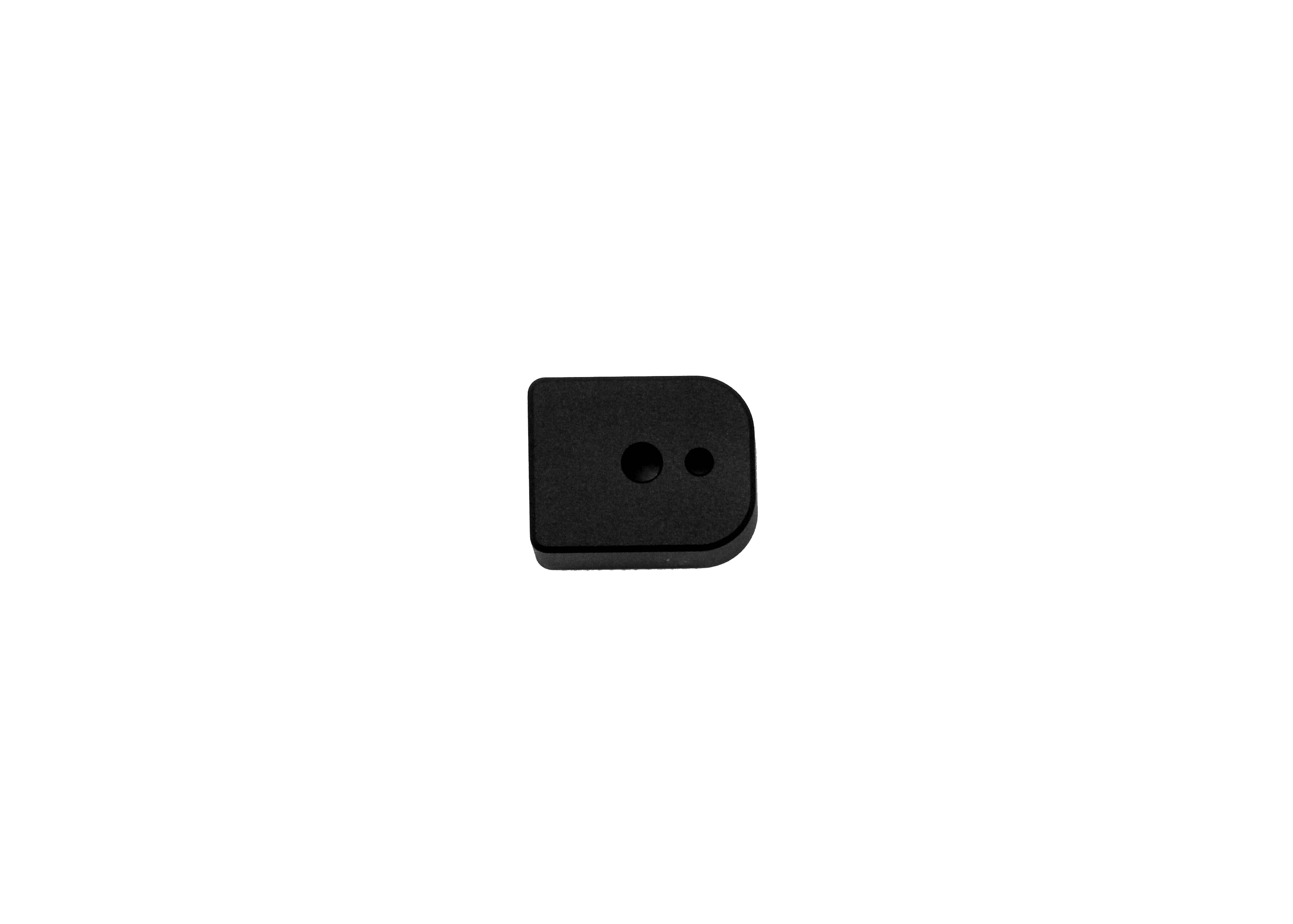 Hi-Capa magazine aluminum base plate - BLK