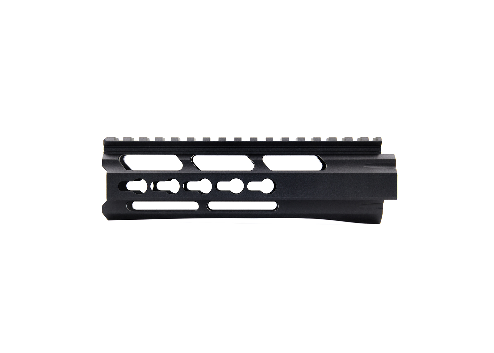 XTC Key Mod Rail 7＂with Rear Base and Screws - Black