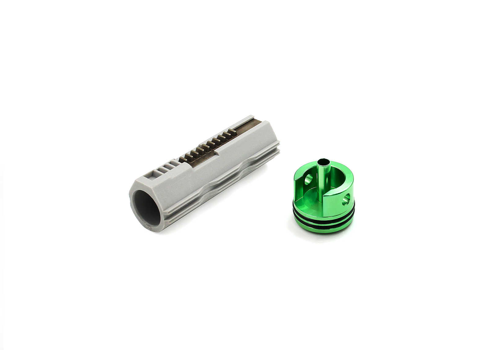 AOE Cylinder Head & Piston, w/10 Metal Teeth - Modify Airsoft parts