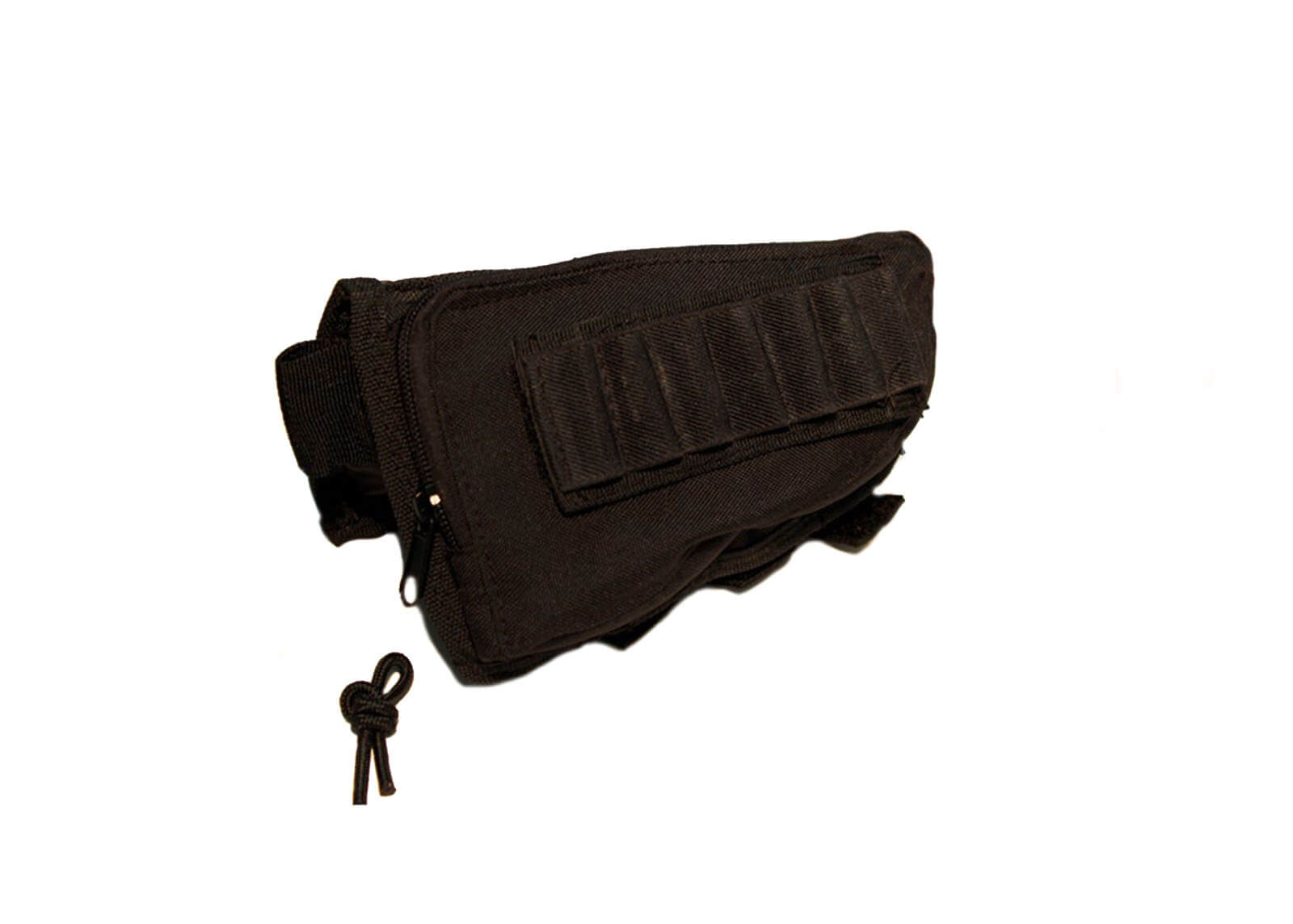 Rifle Stock Ammo Pouch with Cheek Leather Pad (BLK) - Modify Airsoft Accessories